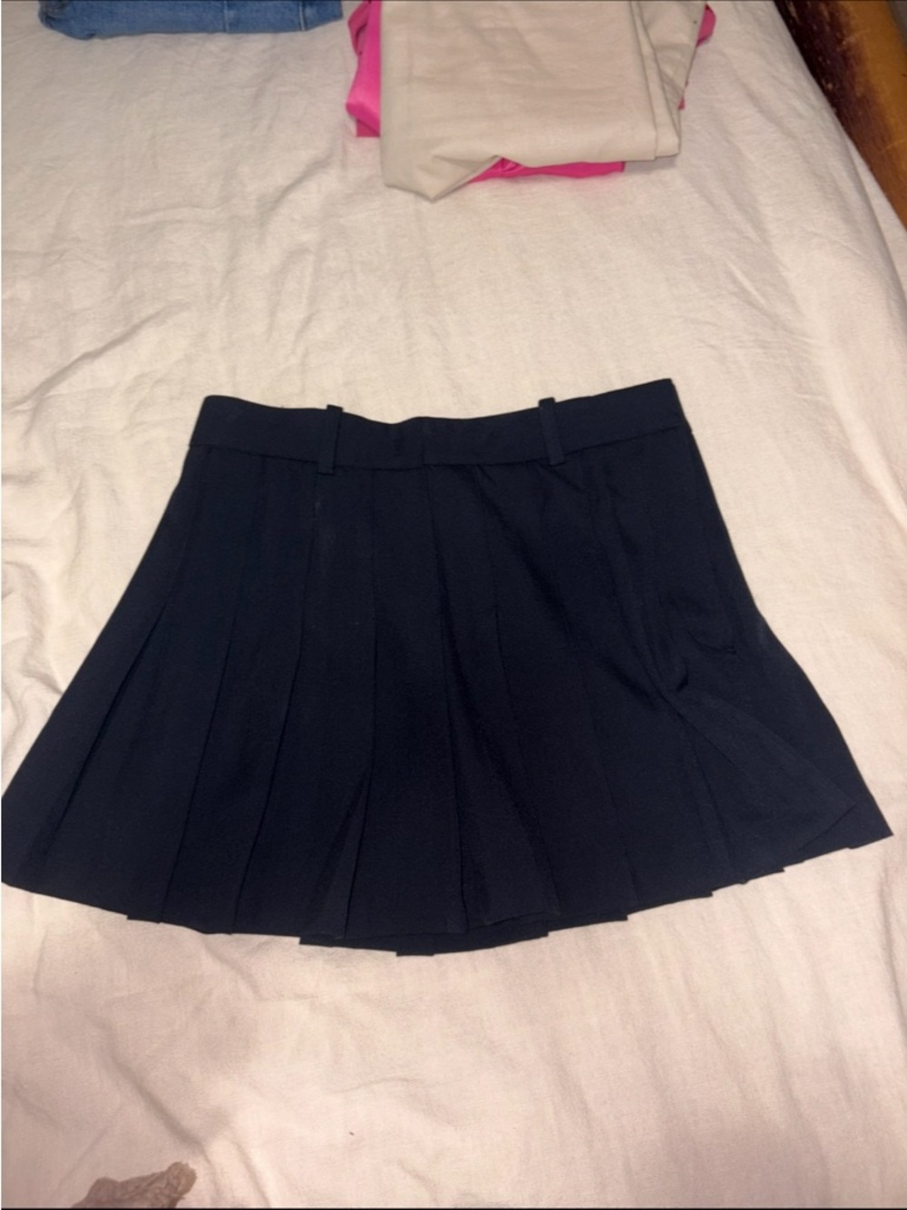 Abercrombie & Fitch Black Mini Pleated Skirt S